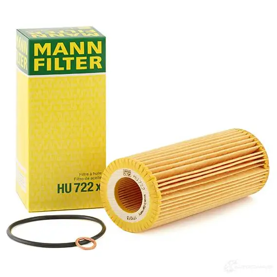 Масляный фильтр MANN-FILTER hu722x 66872 FJ KICHP 4011558292508 изображение 1
