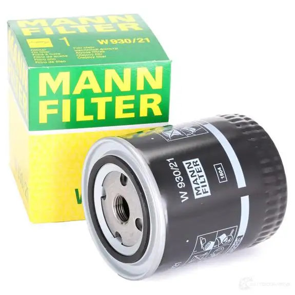 Масляный фильтр MANN-FILTER 69 RPK0 w93021 67602 4011558730406 изображение 1