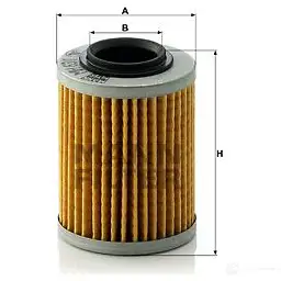 Масляный фильтр MANN-FILTER mh631 4011558844400 TEZ CYG 67052