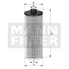 Масляный фильтр MANN-FILTER hu12122x HS 411QI 4011558002756 66775