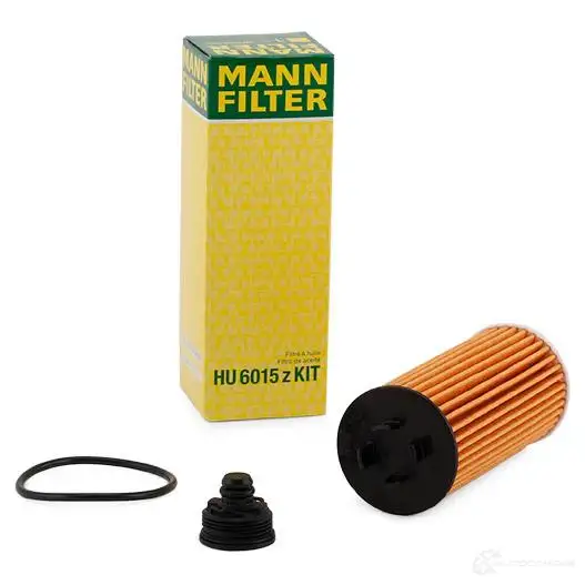 Масляный фильтр MANN-FILTER hu6015zkit GU 0HLWF 66794 4011558067403 изображение 1