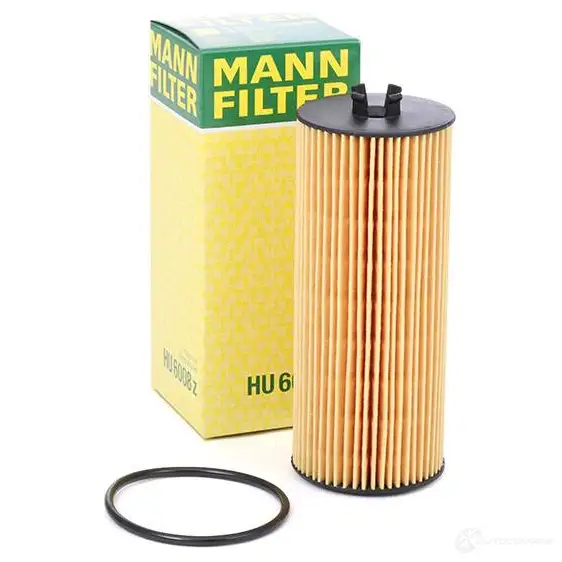 Масляный фильтр MANN-FILTER 4011558038021 66790 hu6008z QS7R A изображение 1