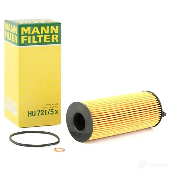 Масляный фильтр MANN-FILTER 4011558327200 hu7215x 703YBN B 66871 изображение 1