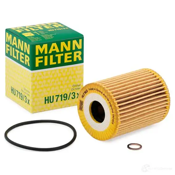 Масляный фильтр MANN-FILTER 66857 hu7193x NLQD 4AB 4011558327101 изображение 1