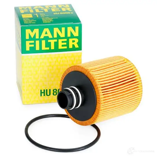 Масляный фильтр MANN-FILTER 4011558025267 hu8006z JN E05 66882 изображение 2