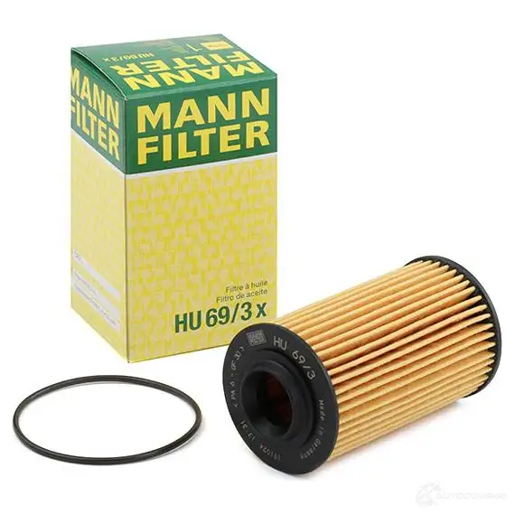 Масляный фильтр MANN-FILTER hu693x 66805 LAJ86 1X 4011558324100 изображение 1