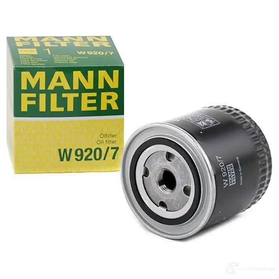 Масляный фильтр механической коробки передач MANN-FILTER w9207 7IUP K 67583 4011558709808 изображение 1