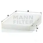 Салонный фильтр MANN-FILTER cu2952 4011558542504 M60 IAL 65961 изображение 0