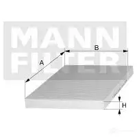 Салонный фильтр MANN-FILTER 4011558317201 cu16400242 215 U289 65713 изображение 0