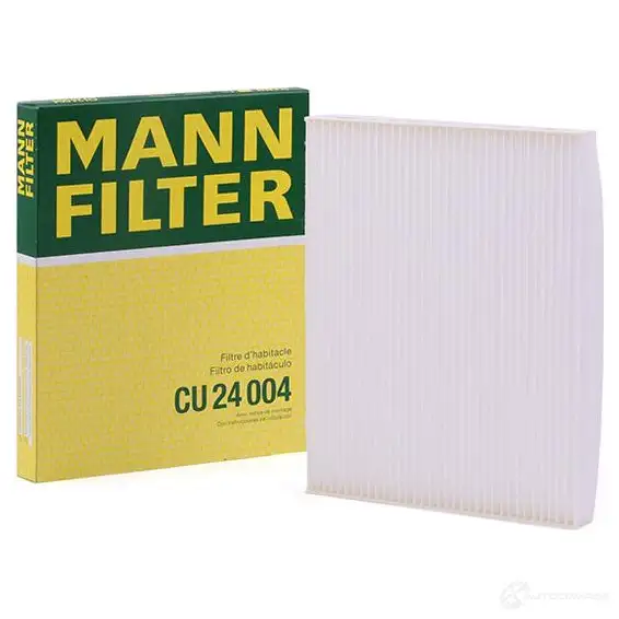 Салонный фильтр MANN-FILTER cu24004 65840 EBN X3F 4011558021146 изображение 0