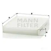 Салонный фильтр MANN-FILTER 4011558313906 65887 cu2559 QSBV1 8 изображение 0