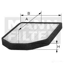 Салонный фильтр MANN-FILTER ZONRY1 D 4011558245306 cu2949 5967090