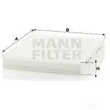 Салонный фильтр MANN-FILTER 4011558306205 65886 cu2545 8 EINK2 изображение 2