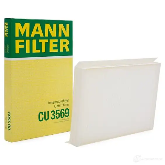 Салонный фильтр MANN-FILTER cu3569 7YF1 R 4011558539306 66024 изображение 0