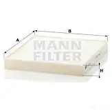Салонный фильтр MANN-FILTER cu2227 Y94 D5MZ 4011558001612 65800 изображение 0