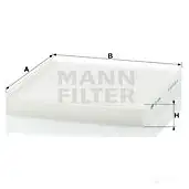 Салонный фильтр MANN-FILTER ZAKA 2 65805 cu2245 4011558309008 изображение 1