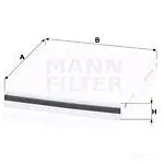 Салонный фильтр MANN-FILTER cu22003 S F2WR 4011558011130 65782 изображение 0