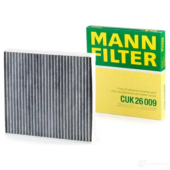 Салонный фильтр MANN-FILTER 8P5AB 3 cuk26009 66225 4011558026776 изображение 1