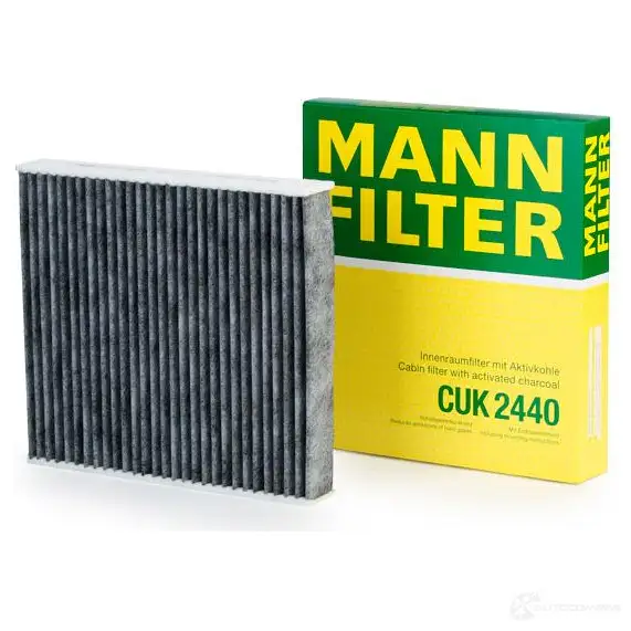 Салонный фильтр MANN-FILTER cuk2440 4011558409401 66206 STR1 0T6 изображение 0
