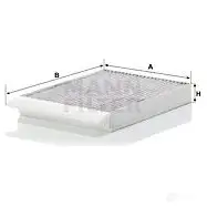 Салонный фильтр MANN-FILTER cuk30012 1437597249 BXPKE AQ изображение 0