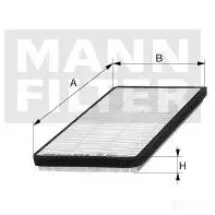 Салонный фильтр MANN-FILTER cu42100 5967108 4011558547202 S 60AI