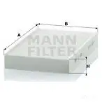 Салонный фильтр MANN-FILTER 4011558012915 cu1629 65712 3HNB J изображение 0