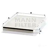 Салонный фильтр MANN-FILTER 65938 cu2839 4011558319403 A TIMRA изображение 0