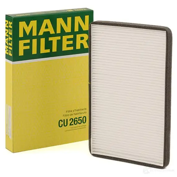 Салонный фильтр MANN-FILTER 65915 4011558250607 DWC5S 8P cu2650 изображение 1