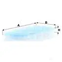 Салонный фильтр MANN-FILTER AYI7 0N cu22017 4011558044527 65790