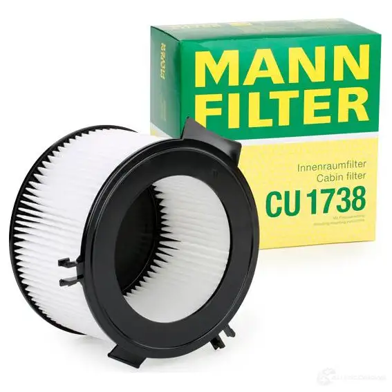 Салонный фильтр MANN-FILTER 4011558302306 cu1738 65720 I6ZY8 F изображение 0