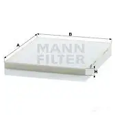 Салонный фильтр MANN-FILTER 4011558323905 cu2434 SYK OP 65855 изображение 4