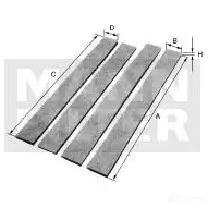 Салонный фильтр MANN-FILTER 4011558319007 66125 cu810004 ZU W1R