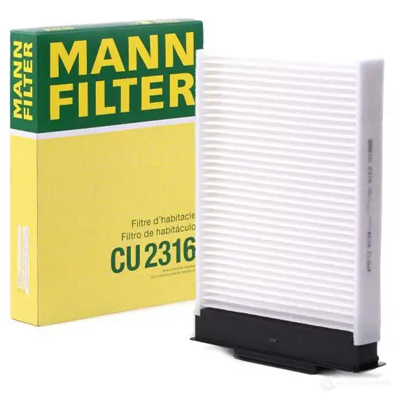 Салонный фильтр MANN-FILTER cu2316 4011558312602 O G7IT 65818 изображение 1