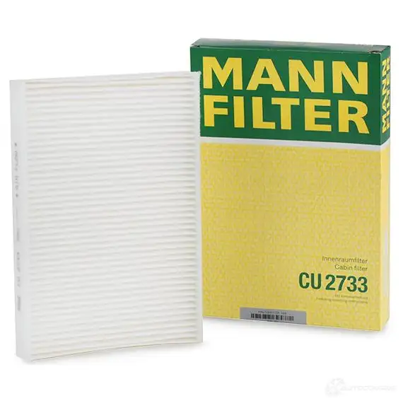 Салонный фильтр MANN-FILTER 4011558317904 cu2733 T2 RLXB 65924 изображение 0
