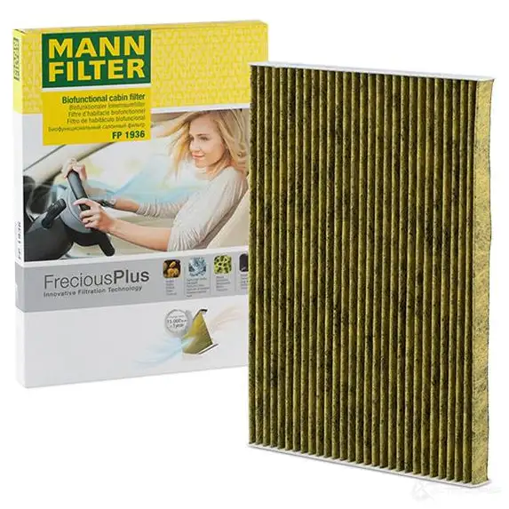 Салонный фильтр MANN-FILTER fp1936 KQJH HG 4011558062903 66367 - Изображение 1