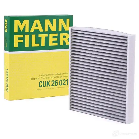 Салонный фильтр MANN-FILTER 1424676401 Y CAH5 cuk26021 4011558093112 изображение 1