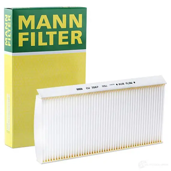 Салонный фильтр MANN-FILTER cu3567 66023 FTYK RLZ 4011558303204 изображение 0
