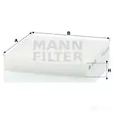 Салонный фильтр MANN-FILTER J5 K7SOX 4011558314101 65729 cu1835 изображение 3