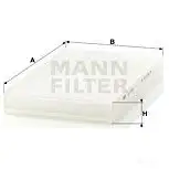 Салонный фильтр MANN-FILTER 4011558245702 65986 cu3192 HX2 59G изображение 0
