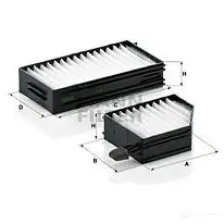 Салонный фильтр MANN-FILTER 4011558321406 O LAIH 65760 cu210022