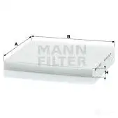 Салонный фильтр MANN-FILTER 4011558308407 SK0 QG 65754 cu2035 изображение 3