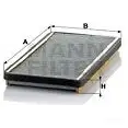 Салонный фильтр MANN-FILTER RKAP B6 4011558245900 66008 cu3423