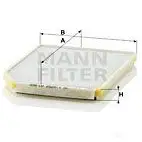 Салонный фильтр MANN-FILTER 65878 4011558301903 cu25251 UQ V6X