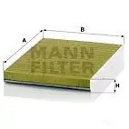 Салонный фильтр MANN-FILTER fp2862 66409 4011558057923 HXP4 8A изображение 5