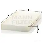 Салонный фильтр MANN-FILTER 2WV0C H cu2951 4011558247706 65959 изображение 0