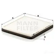 Салонный фильтр MANN-FILTER 65745 4011558020248 cu20010 ONF WH изображение 0