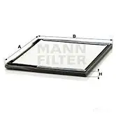 Салонный фильтр MANN-FILTER 65981 cu3136 4011558248802 Z 30JX изображение 0
