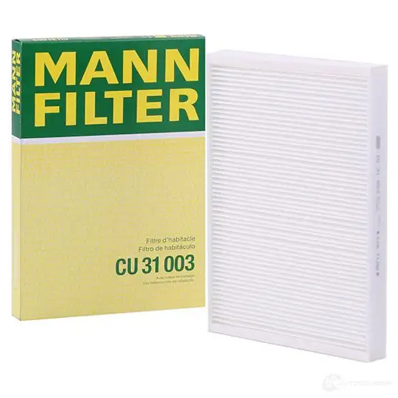 Салонный фильтр MANN-FILTER 65976 DQ5Q 1VK 4011558071998 cu31003 изображение 1