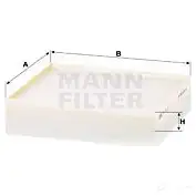 Салонный фильтр MANN-FILTER 4011558069476 cu24017 8WN 4B 65846 изображение 0