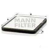 Салонный фильтр MANN-FILTER cuk2424 CN44 EF 4011558000134 66201